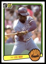 Lee May 1983 Donruss #538 Kansas City Royals MLB READ FREE SHIPPING AutographDen