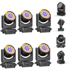 19x20W Moving Head Light LED RGBW Beam/Wash/Zoom Effect Stage Lights Party Bar