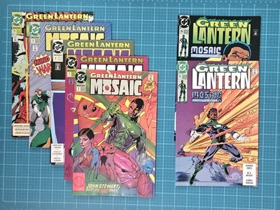Green Lantern: Mosaic - 7 issues - John Stewart - DC Comics - mixed lot