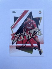 Xabi Alonso Signiert Sammelkarte Topps Match Attax Original Autogramm Liverpool