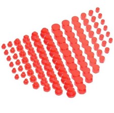 144 Pcs Plastic Plugs and Caps Kit, Automotive Cap and Plug Kit for Servicing