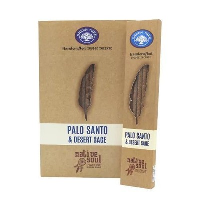 Räucherstäbchen Green Tree Native Soul Smudge ''Palo Santo & Desert Sage'' 15gr. (