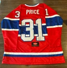 Carey Price Montreal Canadiens Signed Hockey Jersey COA Auto