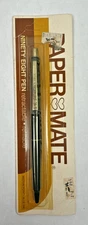 Paper Mate Vintage Double Heart Ninety Eight Dark Green Ball Pen USA