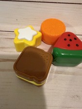 LeapFrog Shapes And Sharing Picnic Basket Replacement Food Parts  4 Pieces 