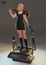 Buffy (Walkway) 3D Printed Statue - Unpainted - Unassembled - Height 230mm