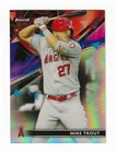 MIKE TROUT  2021 TOPPS FINEST REFRACTOR CARD #57 - ANGELS - NM-MINT
