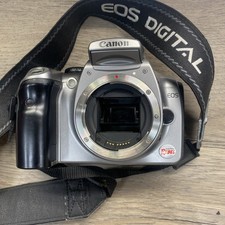Canon EOS Digital Rebel Camera DS6041 Silver Digital SLR -Body Battery Strap RS