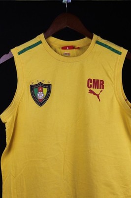カメルーン代表2002 Puma スリーブレスシャツ CAMEROON Jerse NATIONAL TEAM 2002-2003 PUMA Sleeveless Football