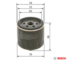 Ölfilter für AUDI A2 SEAT Altea SKODA Fabia VW Bora Caddy BOSCH 0 451 103 318