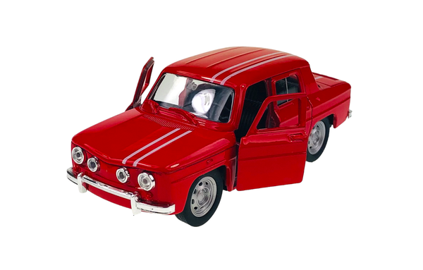Welly 1960S Renault R8 Rot Old Timer 1:34 Die Cast Metal Model Neu Im Kasten-image