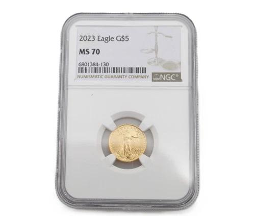 2023 $5 American Gold Eagle 1/10 oz NGC MS70 Gold Coin