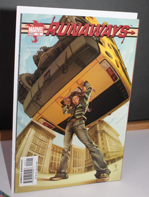 Marvel Runaways Issue PSR Number 15 July 2004 Vintage Comic Book Vaughan Direct