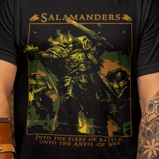 Salamanders T-Shirt , Warhammer40k, Unisex S-3XL