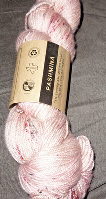 1 SKEIN OF MADELINETOSH PASHMINA- COPPER PINK- WOOL/SILK/CASHMERE-NEW