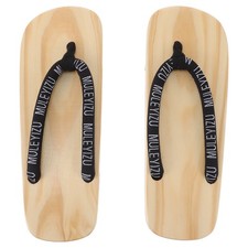 1 paio di uomini giapponesi in legno Kimono Geta Geta Sandals Sandali Sandali