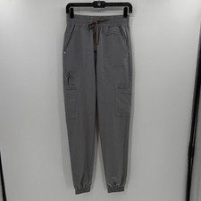 Figs Women's Charlotte 21 Pocket Slim Scrub Pants Jogger - Gray - XST - NWOT