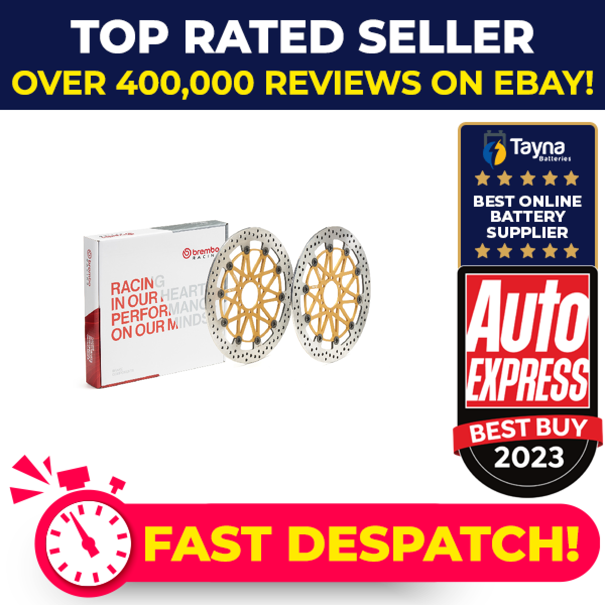 2x Motorcycle Brake Discs (pair) Front 208B85925 Brembo Top Quality Guaranteed