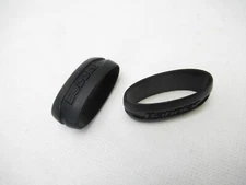 NEW 2X BABOLAT (BLACK) CUSTOM RING RUBBER GRIP BAND FOR TENNIS RACQUETS. QTY: 2