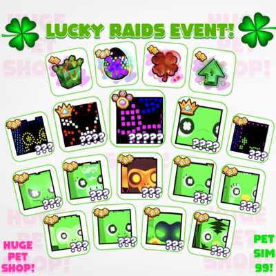 Lucky Raids Event! - PET SIMULATOR 99 X - PS99 - Cheap & Fast Delivery!