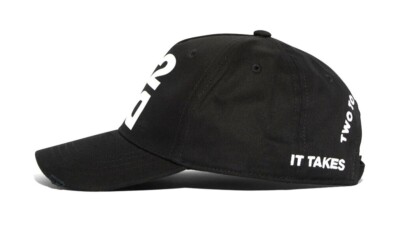 DSQUARED2 DSQ2 'Mirror D2 70's It Takes Two To Make' Baseball Cap