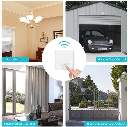 Wireless Light Wall Switch Receiver for Lamp Fan LED Remote Control White 110V - Picture 5 of 5