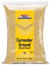 Rani Coriander Ground Powder (Indian Dhania) Spice 100g (3.5oz)
