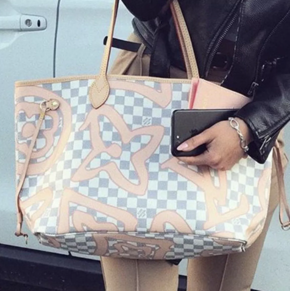 Louis Vuitton Damier Azur Tahitienne Neverfull MM