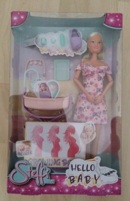 Simba Puppe Steffi Love Hello Baby mit wachsendem Bauch 105733680