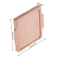 CPU Cool Pure Copper Cover Ihs Overclocking Cooling Fin Heat Radiation Opener