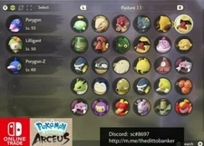 Pokemon Legends Arceus PICK ANY x1 SHINY✨ALL🟢 HISUI POKEDEX🔥✅FAST SEND 