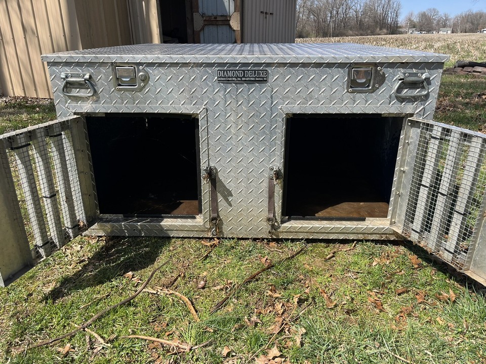 Diamond Deluxe hunting dog box for truck eBay