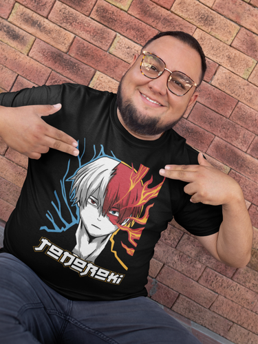 Todoroki My Hero Academia Anime Custom Graphic T-Shirt Gift - Picture 5 of 8