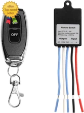 Mini Wireless Remote Control Switch DC 6V 12V 24V 36V 60V 1 Channel RF Relay Lat