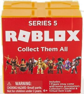 Roblox Toys Figures Series 5 Mystery Box With Exclusive Game Code Accessories 681326108290 Ebay - roblox series 5 blind box for sale