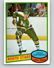 (HCW) 1980-81 O-Pee-Chee #317 Craig Hartsburg  RC Rookie Minnesota  V11528