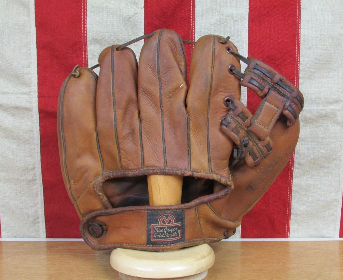希少品】MacGregor 左投げ 本革 ビンテージ グローブ Vintage