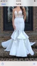 White sherri hill dress 4
