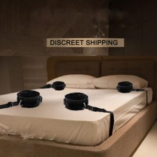 Bettfesseln Fesseln Set Beintrennung Bett Fesselset Handfesseln Fußfesseln Slave
