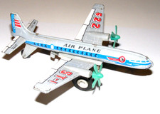 Blech Propeller Flugzeug MF 107 Rot China Passagierflugzeug prop Plane Airliner