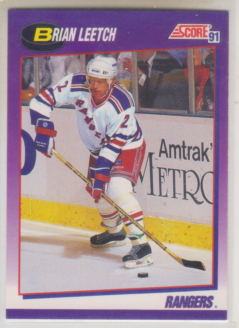 1991-92 Score American #5: Brian Leetch