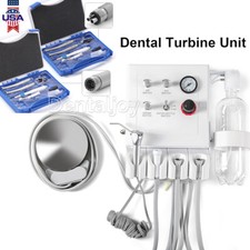 Portable Dental Turbine Unit Weak Suction Work Air Compressor/Handpiece 2/4Hole