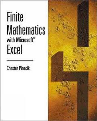 Applied Calculus with Microsoft Excel by Piascik, Chester paperback Book