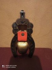 Alter Flaschenöffner ,Vintage ,Sammlerstück Hufeisen mit Kuhglocke    5