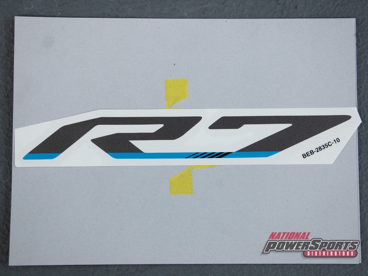 2022 YAMAHA YZF-R7 OEM EMBLEM 2 R7 EMBLEM - NEW | eBay
