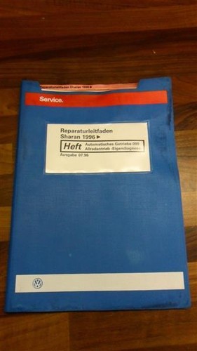 VW Reparaturleitfaden Sharan Automatisches Getriebe 099 Allrad-Eigendiagnose