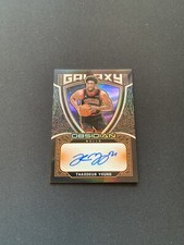 2020-21 Obsidian Thaddeus Young Galaxy Auto /50 Chicago Bulls
