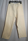 Madewell ivory cropped small sweater pants polycotton blend — photo 1