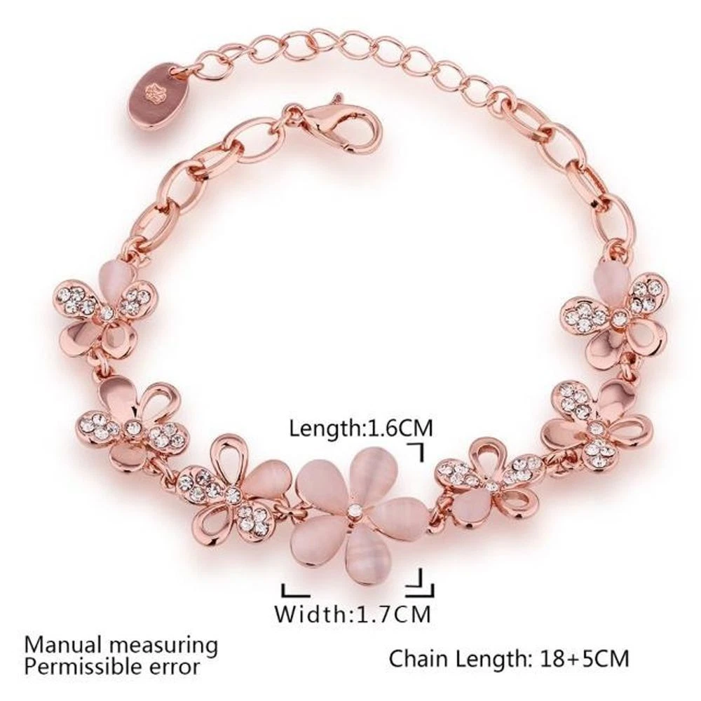 Rose pink bracelet deals
