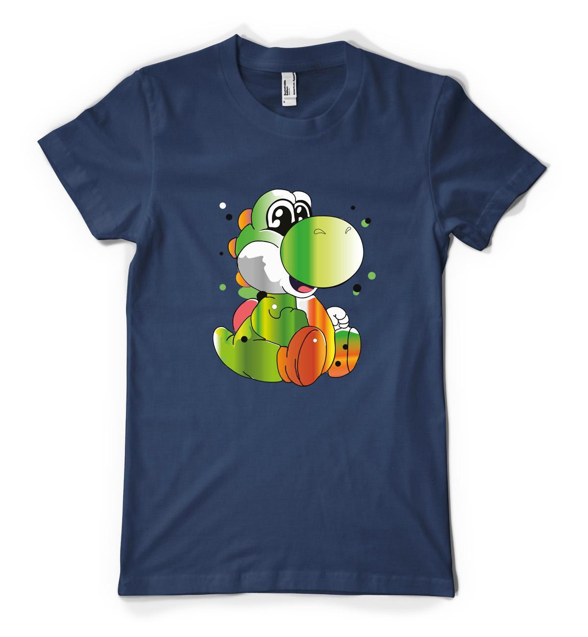  Baby Yoshi Dragon Gamer Cute Game Dinosaur Personalised Unisex Adult T Shirt